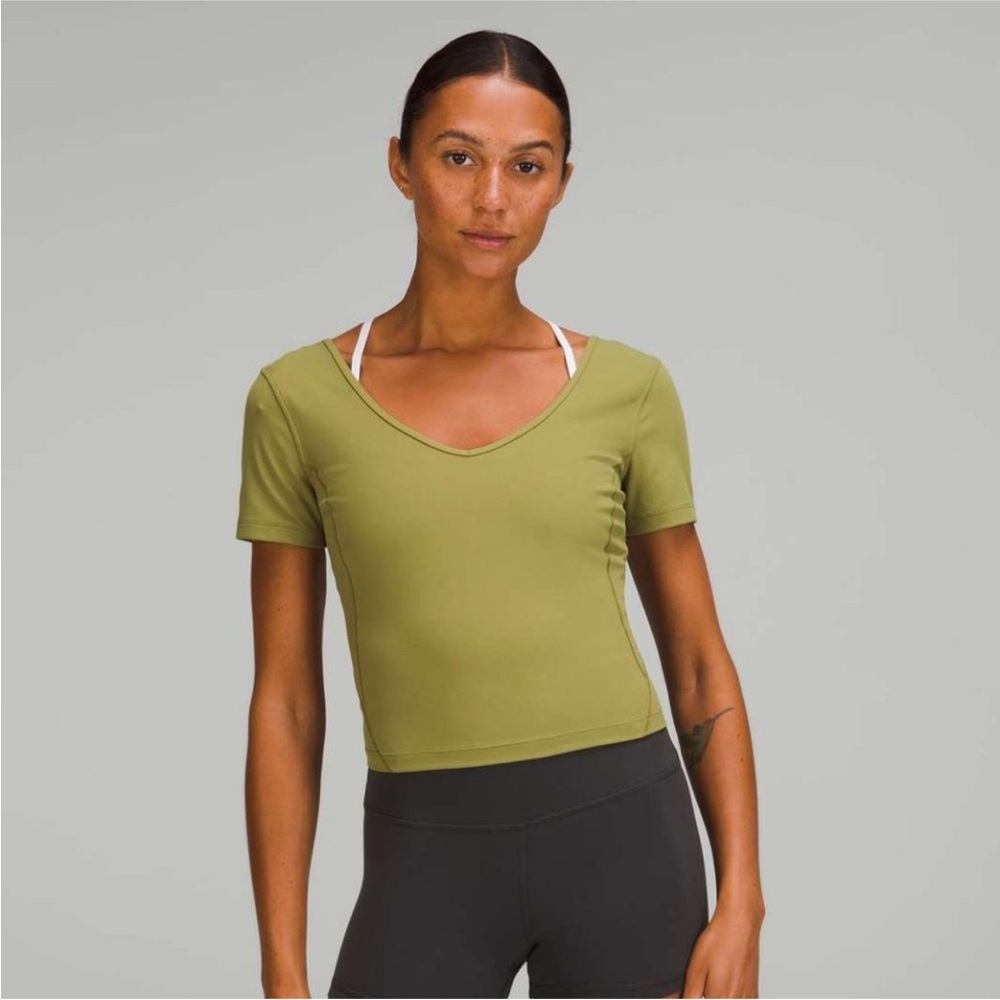 Lululemon Align Tee in Bronze Green